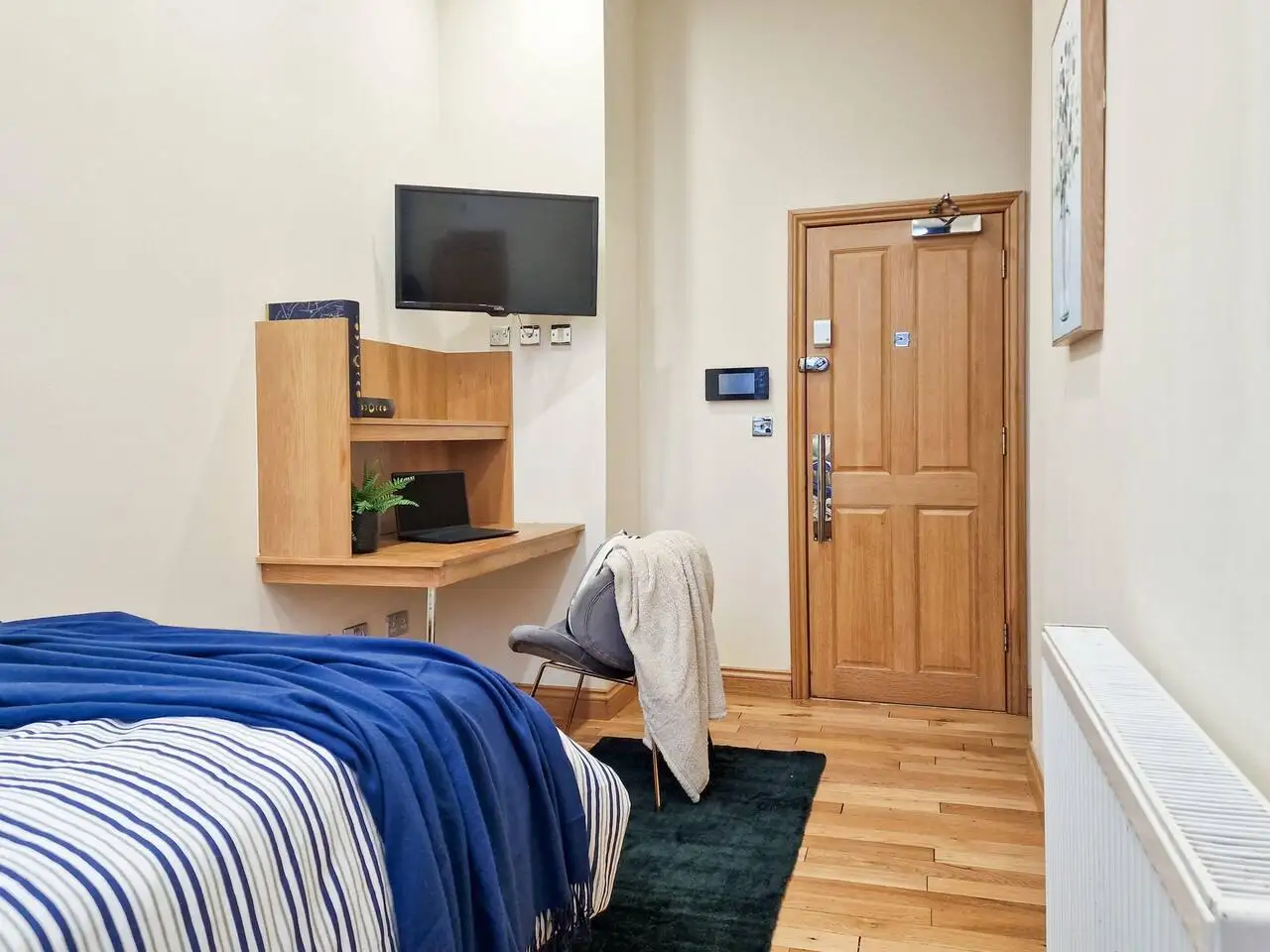 Student room interior at Carlton House