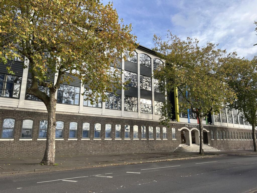 The front of The Student Lodge URB10 student accommodation building in Radford